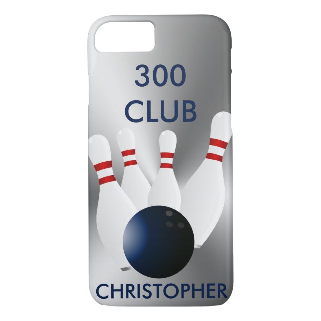 Verein des Bowlings-300 personalisiert Case-Mate iPhone Hülle (Rückseite)