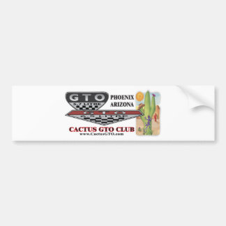 Verein des Kaktus-GTO Autoaufkleber