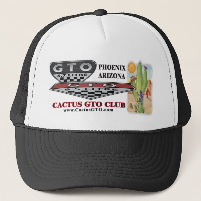 Verein des Kaktus-GTO Truckerkappe (Vorderseite)
