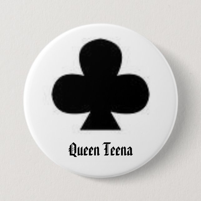 Verein, Königin Teena Button (Vorderseite)