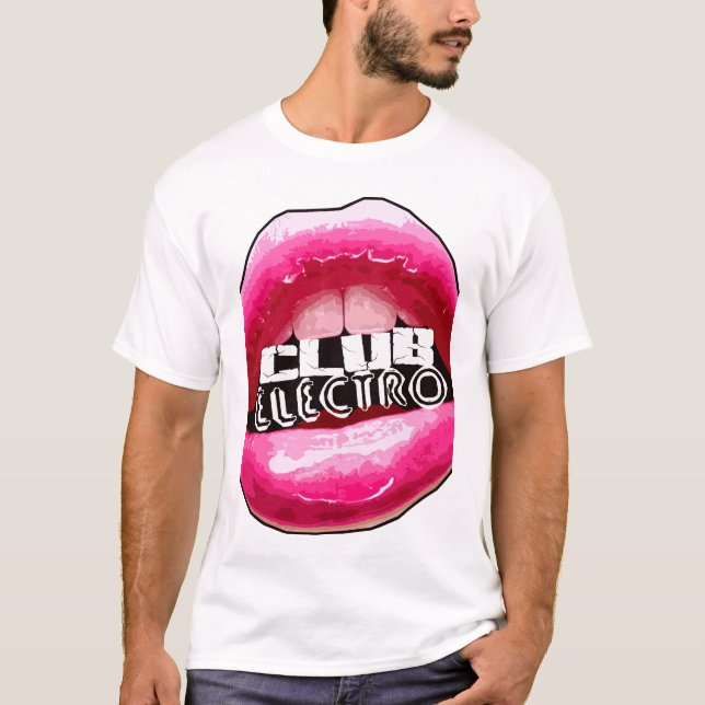 Verein-Musiktanz DJ Typmädchen RAVE Raver raving T-Shirt (Vorderseite)