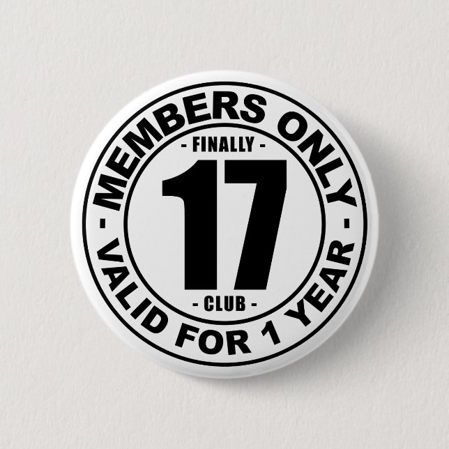 Verein schließlich 17 button (Vorderseite)