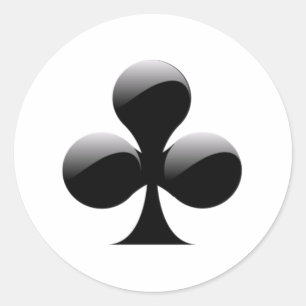 Verein-Spielkarten Runder Aufkleber