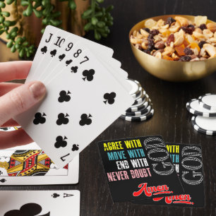 VEREINBAREN SIE MIT GOTT, BEWEGEN MIT GOTT, ENDE M SPIELKARTEN
