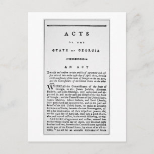 Vereinbarung über die Zwangsräumung des In Postkarte