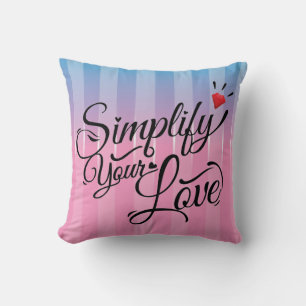 Vereinfachen Sie Ihre Liebe Rainbow Decorative Kis Kissen