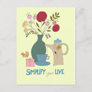 Vereinfachen Sie Ihre Livepostkarte Postkarte