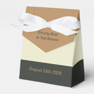 Vereinfachte Bear Pride Gevor Box für Gay Weddings Geschenkschachtel