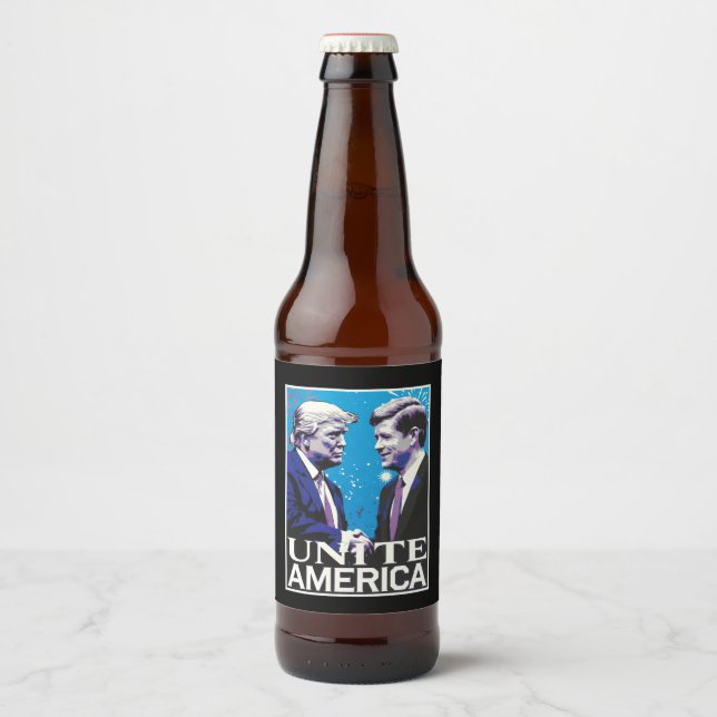 Vereinigen Amerika Iconic Trump Bierflaschenetikett (Vorderseite)