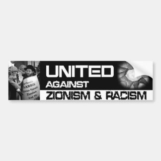 Vereinigt gegen Zionismus Autoaufkleber