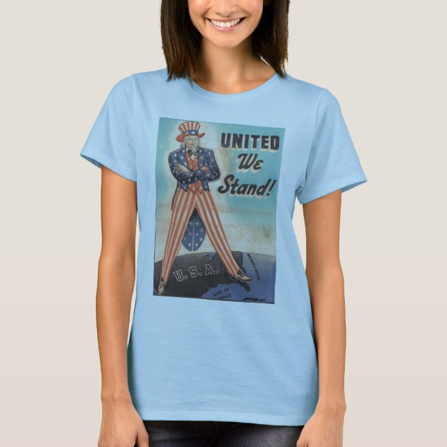 Vereinigt stehen wir T-Shirt (Vorderseite)