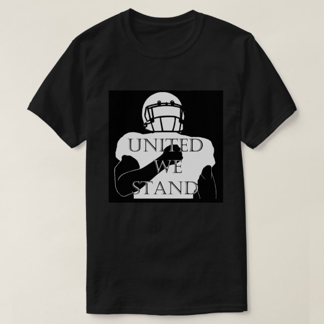 Vereinigt, stehen wir T-Shirt (Design vorne)