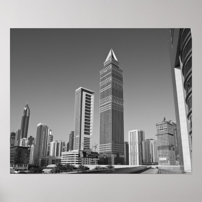 Vereinigte Arabische Emirate, Dubai, Dubai City. 2 Poster (Vorne)