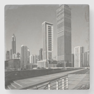 Vereinigte Arabische Emirate, Dubai, Dubai City. Steinuntersetzer