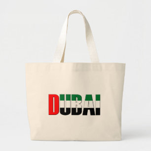 Vereinigte Arabische Emirate Flaggenfarben Dubai Jumbo Stoffbeutel