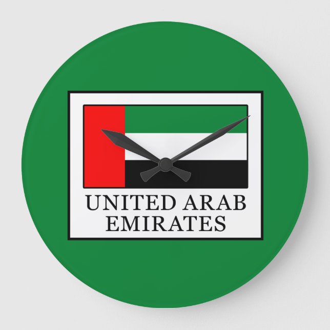 Vereinigte Arabische Emirate Große Wanduhr (Vorderseite)