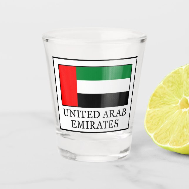 Vereinigte Arabische Emirate Schnapsglas (Vorderseite)