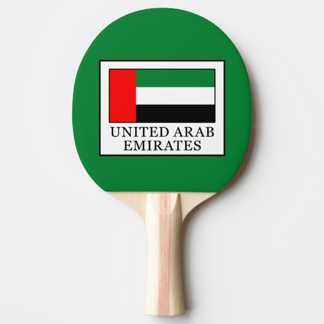 Vereinigte Arabische Emirate Tischtennis Schläger (Vorderseite)
