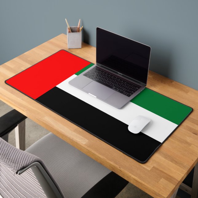 Vereinigte Arabische Emirate | UAE Flag Popsocket Schreibtischunterlage (Büro 2)