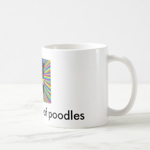vereinigte Farben der Pudel Kaffeetasse