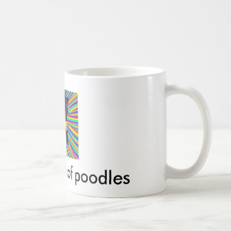 vereinigte Farben der Pudel Kaffeetasse