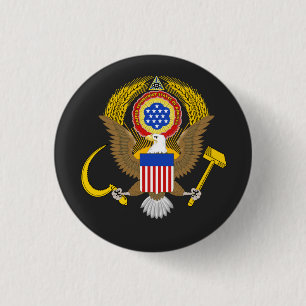 Vereinigte kommunistische Staaten Amerikas Button