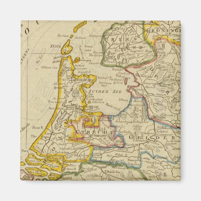 Vereinigte Provinzen 3 Magnet (Vorne)