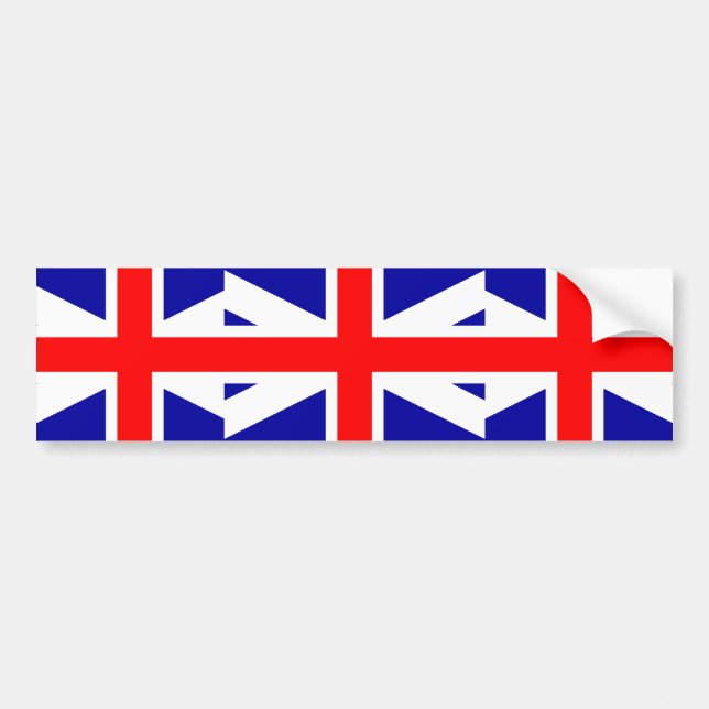 Vereinigte Reich-Loyalistflagge Autoaufkleber (Vorne)