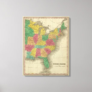 Vereinigte Staaten 15 Leinwanddruck