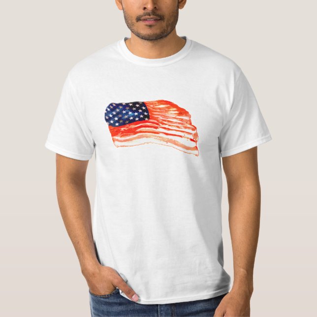 Vereinigte Staaten des Speckes T-Shirt (Vorderseite)