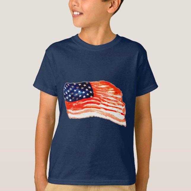 Vereinigte Staaten des Speckes T-Shirt (Vorderseite)