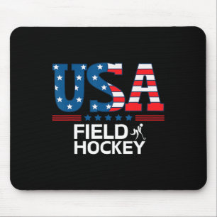 Vereinigte Staaten Flagge Feldhockey Usa Mannschaf Mousepad