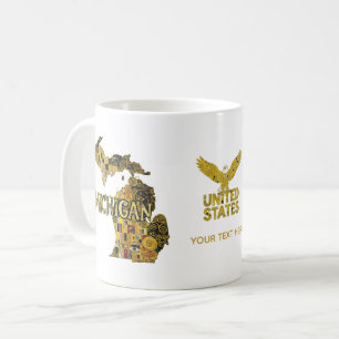 Vereinigte Staaten - Michigan Kaffeetasse