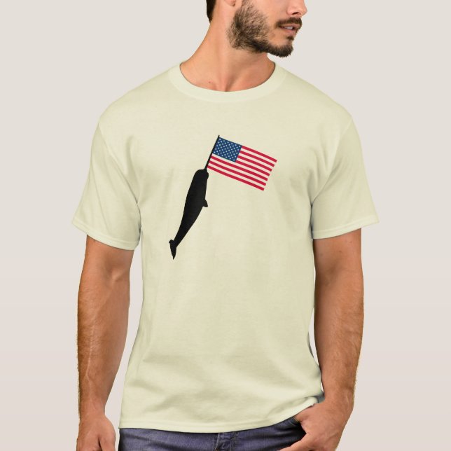 Vereinigte Staaten Narwhal T-Shirt (Vorderseite)
