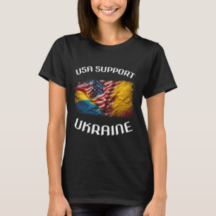 Vereinigte Staaten Unterstützen Ukraine Stand Usa T-Shirt