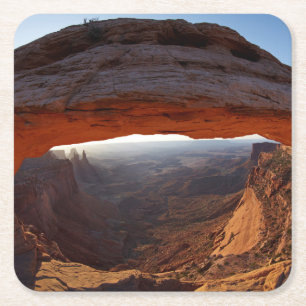 Vereinigte Staaten, Utah, Canyonlands Nationalpark Rechteckiger Pappuntersetzer