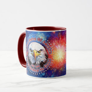 Vereinigte Staaten Von Amerika Brauner Adler Feuer Tasse