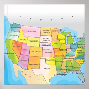 Vereinigte Staaten von Amerika Poster