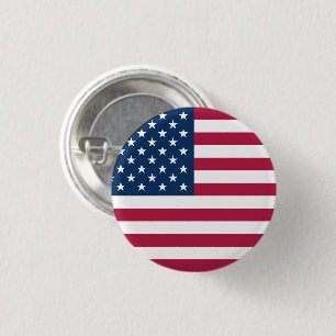 Vereinigte Staaten von Amerika USA-Flagge patrioti Button