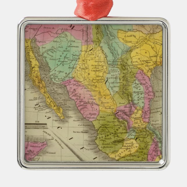 Vereinigte Staaten von Mexiko Ornament Aus Metall (Vorne)