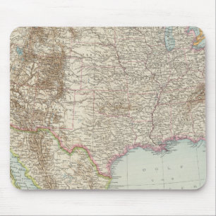 Vereinigte Staaten von Nordamerika - USA-Karte Mousepad