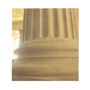 Vereinigte Staaten, Washington, D.C. Eine Säule in Notizblock