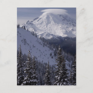 Vereinigte Staaten, Washington, Sicht auf den Berg Postkarte
