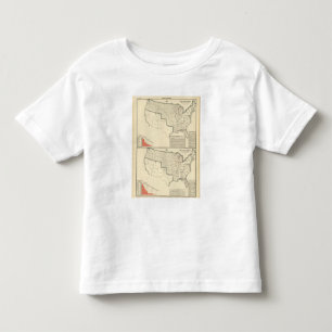 Vereinigte Staaten zwei Farbe lithographierte Kleinkind T-shirt