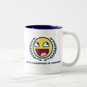 Vereinigte Vereinigung von fantastischem Zweifarbige Tasse