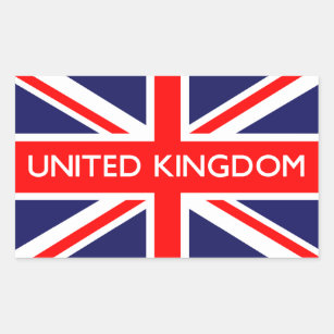 Vereinigtes Königreich: Britische Flagge Rechteckiger Aufkleber