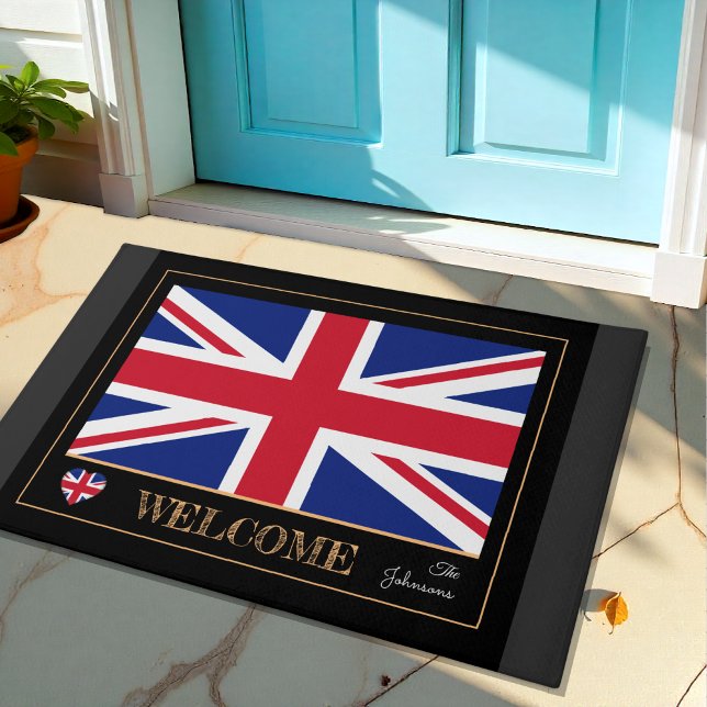 Vereinigtes Königreich & Britische Flagge / Sport  Fußmatte (Von Creator hochgeladen)