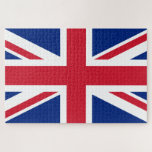 Vereinigtes Königreich (Britische Flagge) (Union J<br><div class="desc">Dieses Design zeichnet sich durch die nationale Flagge des Vereinigten Königreichs, die auch als Union Jack bekannt ist. Die Flagge ist auch als Königliche Gewerkschaft-Flagge in Kanada bekannt. Es stammt aus dem frühen 17. Jahrhundert, als James I die englischen und irischen Thronen geerbt hatte, die es ihm ermöglichten, England, Irland...</div>