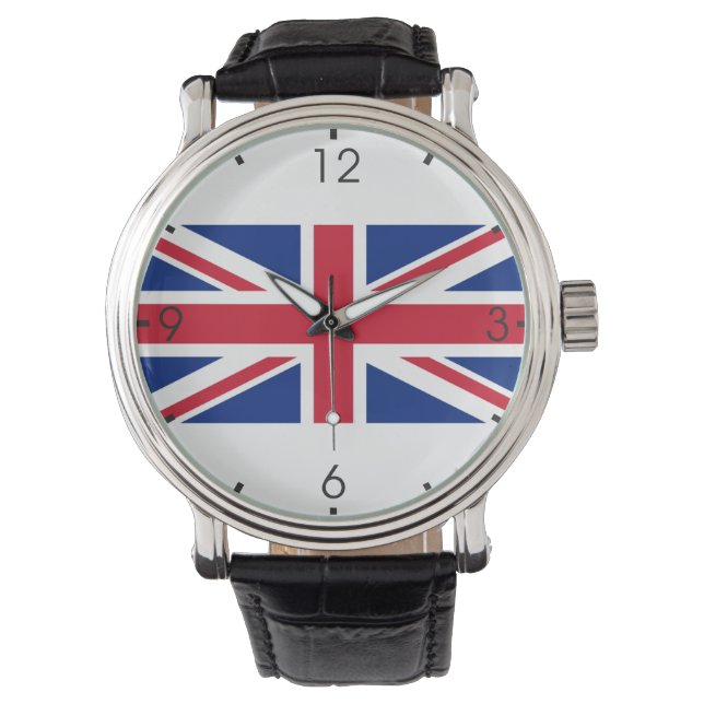 Vereinigtes Königreich (Britische Flagge) (Union J Armbanduhr (Vorderseite)