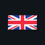 Vereinigtes Königreich (Britische Flagge) (Union J Leinwanddruck<br><div class="desc">Dieses Design zeichnet sich durch die nationale Flagge des Vereinigten Königreichs, die auch als Union Jack bekannt ist. Die Flagge ist auch als Königliche Gewerkschaft-Flagge in Kanada bekannt. Es stammt aus dem frühen 17. Jahrhundert, als James I die englischen und irischen Thronen geerbt hatte, die es ihm ermöglichten, England, Irland...</div>